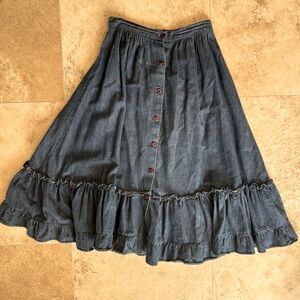 Vintage Candi California Denim Skirt